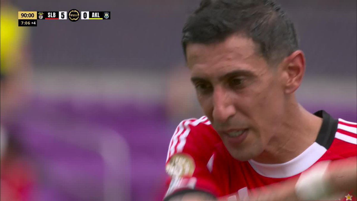 ⚽⚽El DOBLETE de PENAL de ÁNGEL DI MARÍA para el 6-0 de BENFICA a Auckland City.