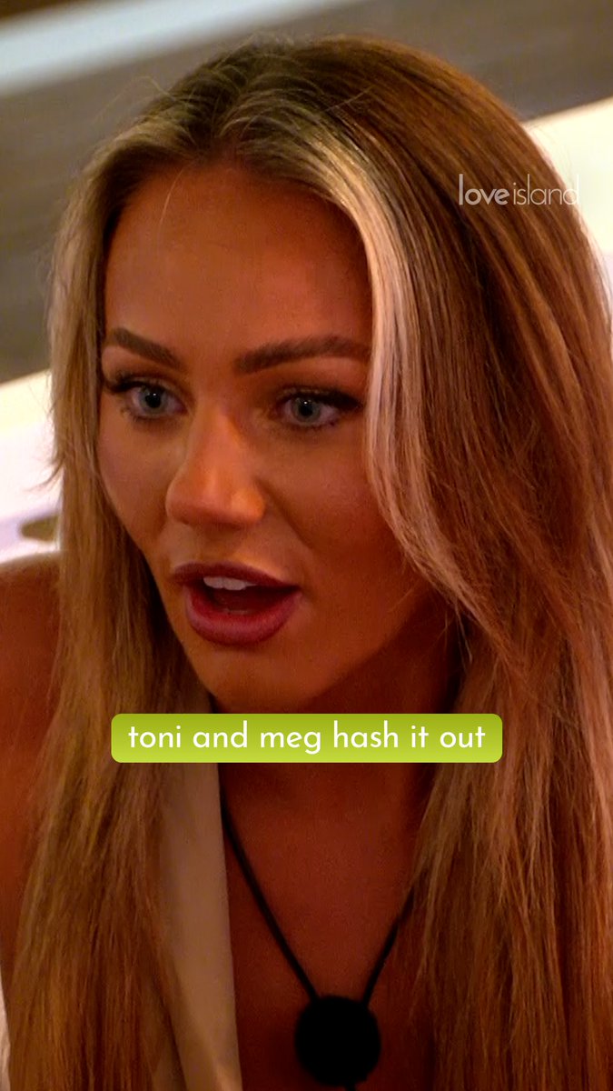 Toni + Meg = drama squashed 💅 #LoveIsland