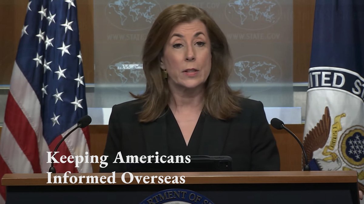 The Department has no higher priority than the safety and security of Americans. @StateDeptSpox urges American citizens overseas to enroll in the Smart Traveler Enrollment Program to receive the latest updates.