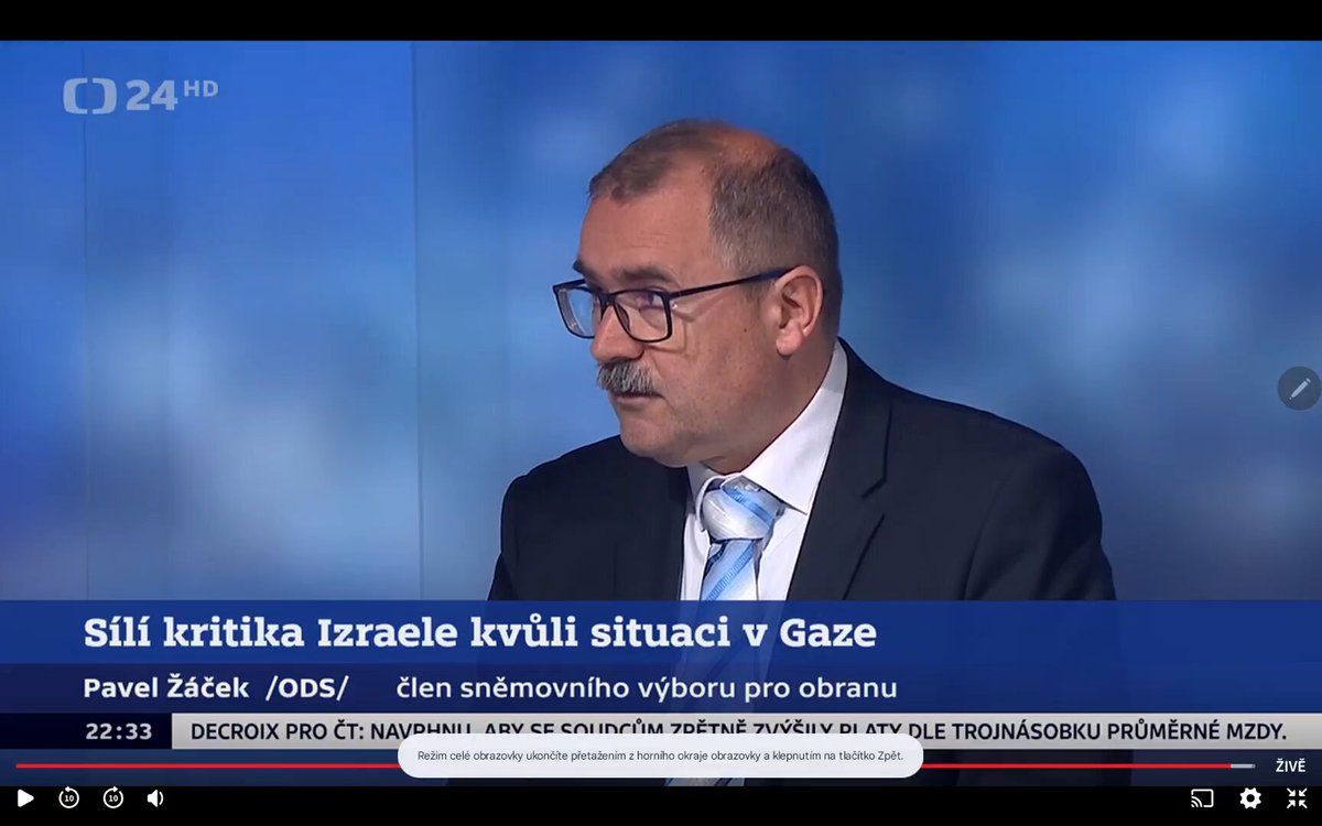 Kdyby měl Izrael spoléhat na mezinárodní právo, tak už dnes neexistuje! Pavel Žáček v Události, komentáře ČT24 👋