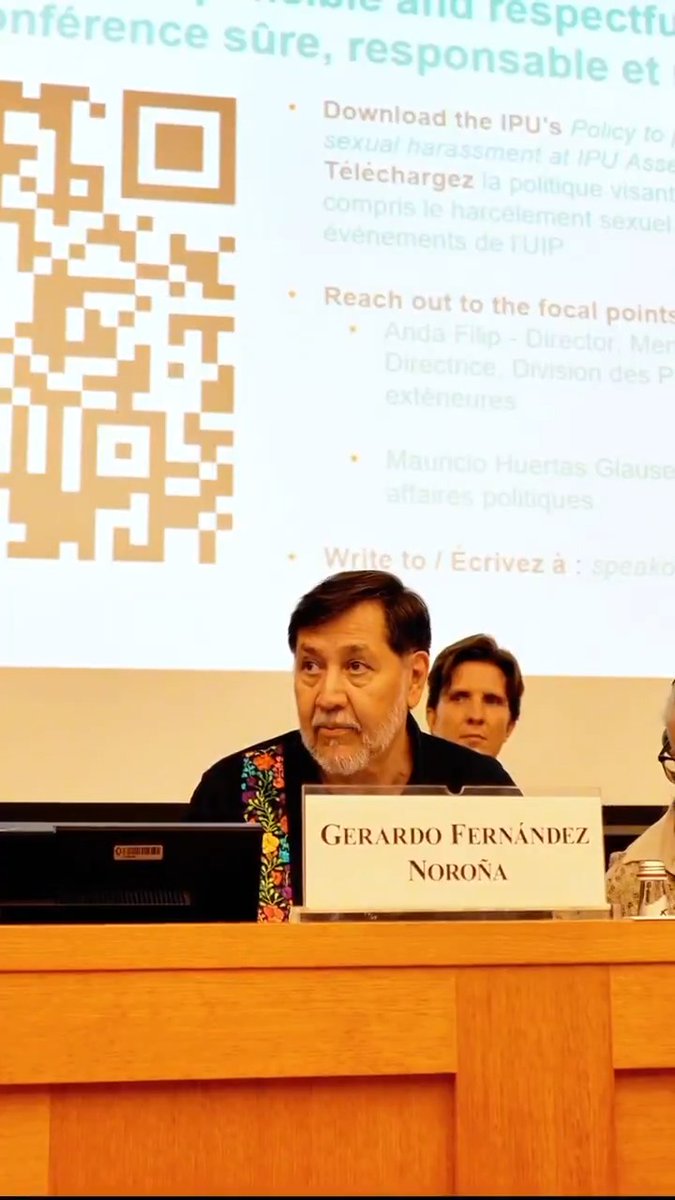 ▶️ Participación del presidente de la Mesa Directiva, Fernández Noroña, en el panel “Fomentar la solidaridad y la acción para las personas en situaciones vulnerables” de la Segunda Conferencia Parlamentaria sobre Diálogo Interreligioso, del 20 de junio de 2025.