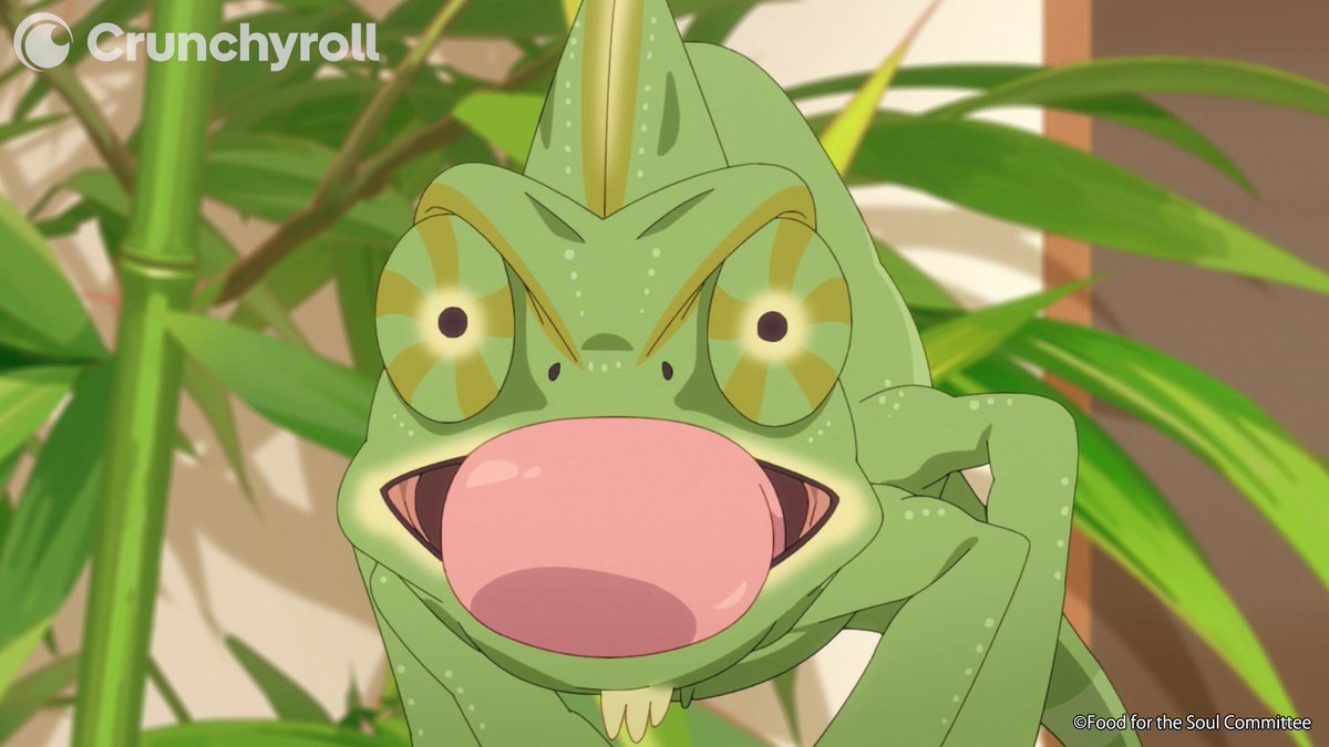 Beware of hungry chameleons! 🦎 (via Food for the Soul)