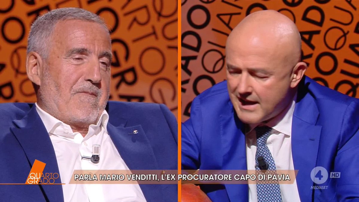 "Andrea Sempio non c'entra assolutamente con l'omicidio di Chiara Poggi" A #Quartogrado parla Mario Venditti, l'ex procuratore capo di Pavia