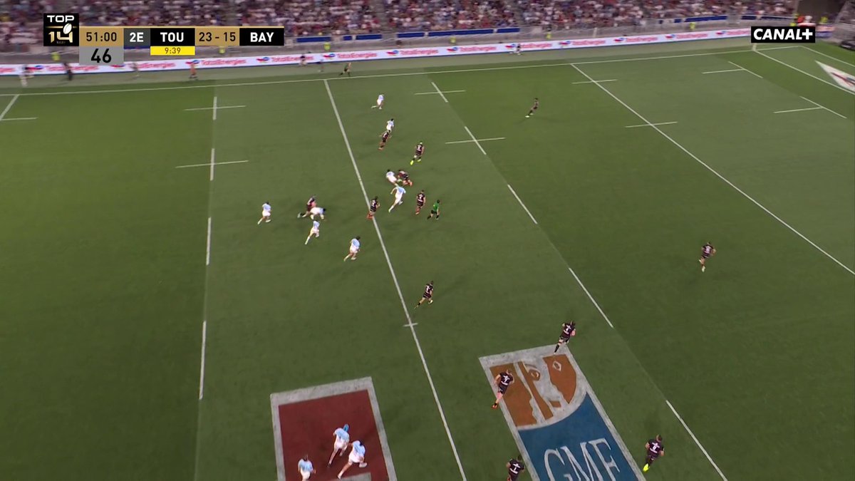 L'Aviron Bayonnais conclut une saison exceptionnelle avec cet essai de Lucas Martin 🥹 #DemisTop14