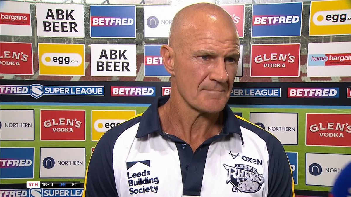 'We took the game too lightly' Brad Arthur reflects on a disappointing evening for Leeds Rhinos 🗣️