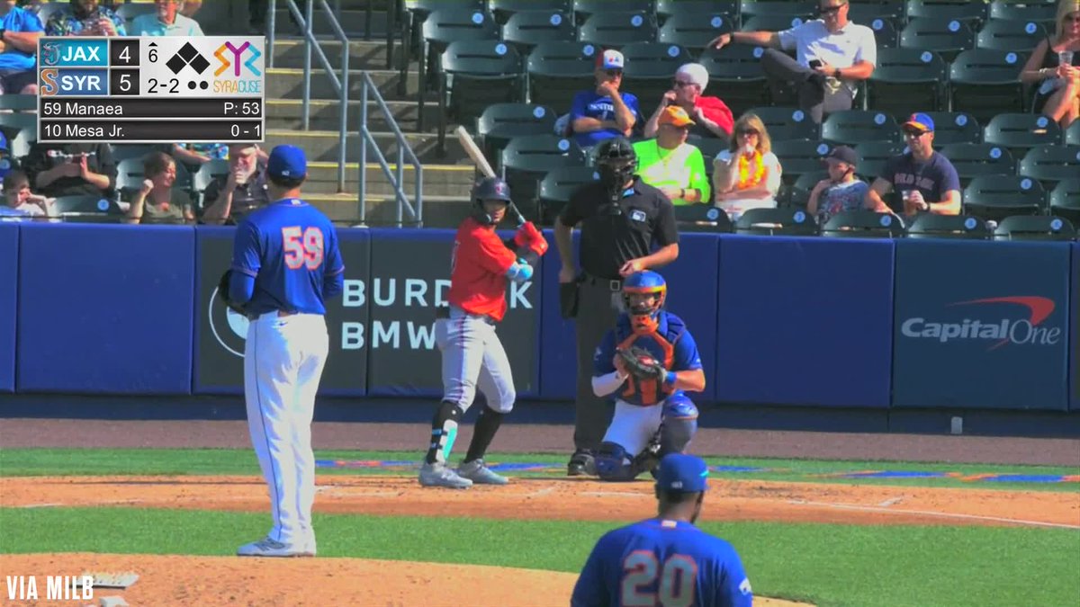 Sean Manaea with two more strikeouts in the sixth! He's retired 14 in a row and allowed just one run in five innings!