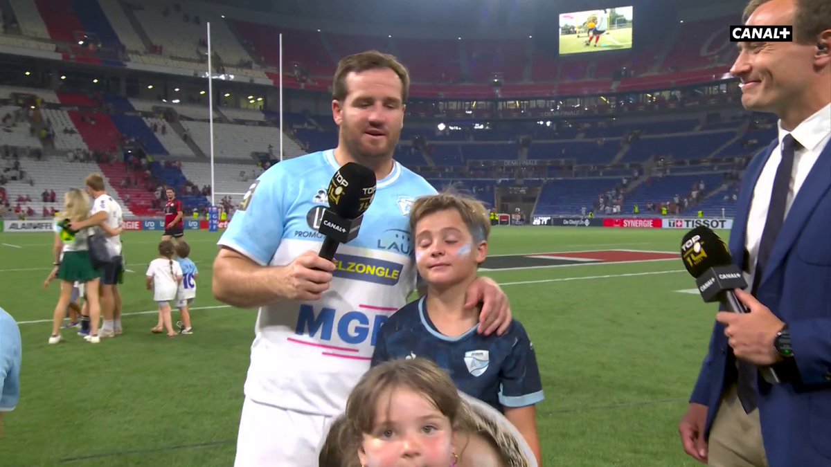 Les mots remplis d'émotion de Camille Lopez qui finit sa longue carrière en ce soir de demie 🥲 #DemisTop14