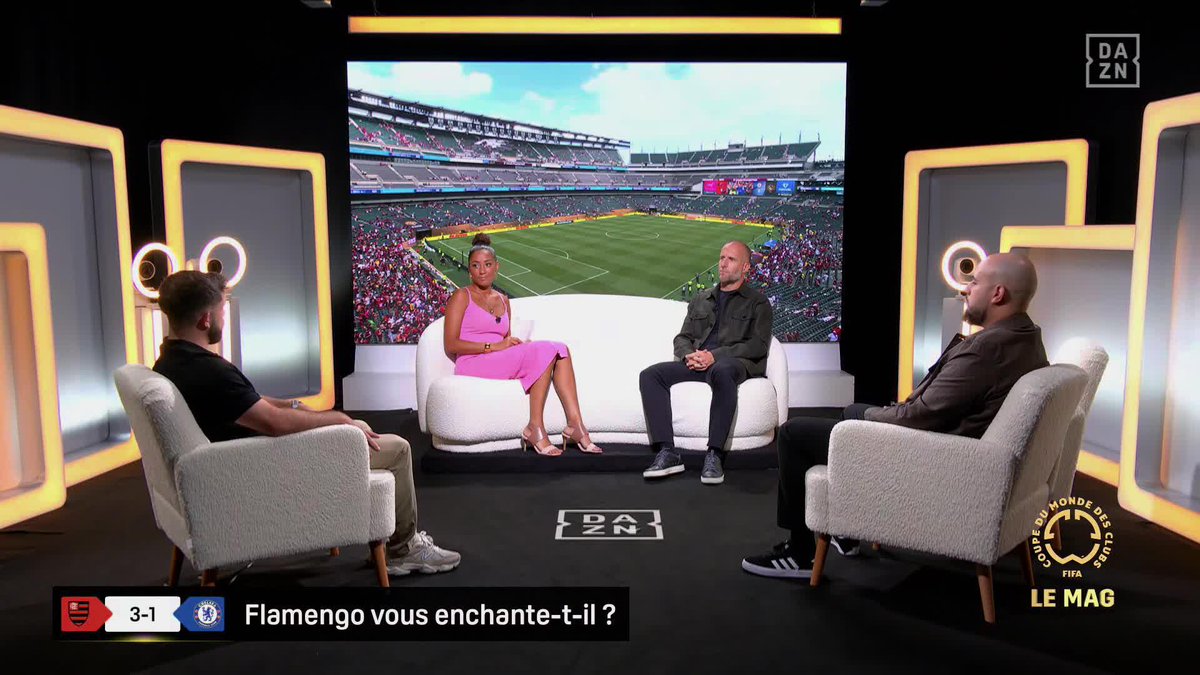 "𝗙𝗟𝗔𝗠𝗘𝗡𝗚𝗢 🇧🇷 𝗖'𝗘́𝗧𝗔𝗜𝗧 𝗝𝗢𝗚𝗔 𝗕𝗢𝗡𝗜𝗧𝗢" 🕺🕺 Walid Acherchour encense les clubs brésiliens : « On a l'impression que c’est la Coupe du Monde des Clubs du Brésil. 🗣 » 🔥 🎥 DAZN France