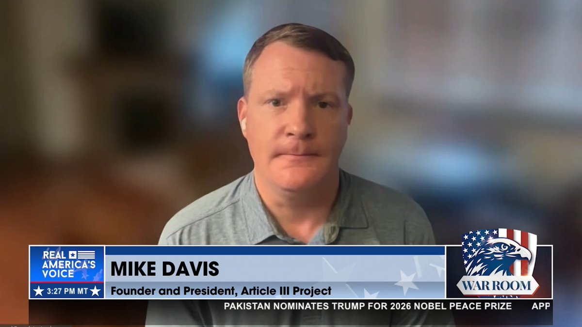 "Democrats like to rig and steal elections, and they like to have foreign invasions of these foreign terrorists who are flying foreign flags and burning and rioting in one of America’s largest cities."- 🇺🇸 Mike Davis 🇺🇸 says today’s Democrats are not liberals who love America, they are Marxists who hate America.