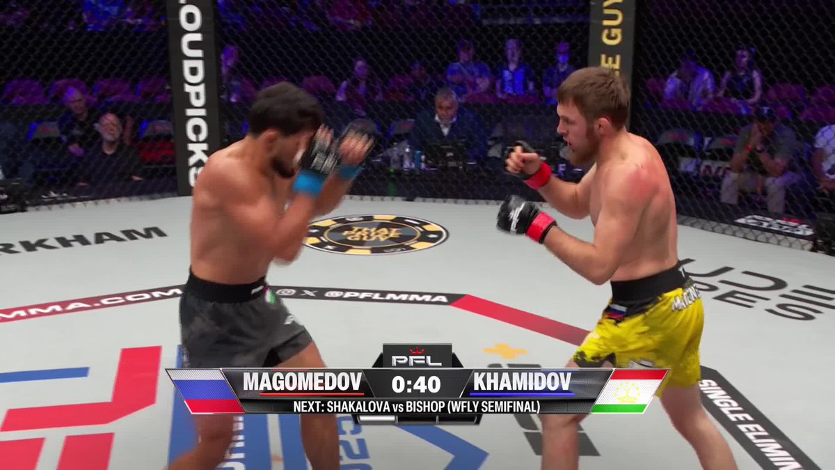 Magomed Magomedov is pulling all the tricks out of his bag! #PFLWorldTournament LIVE NOW ON 🇺🇸 ESPN+ 🌎