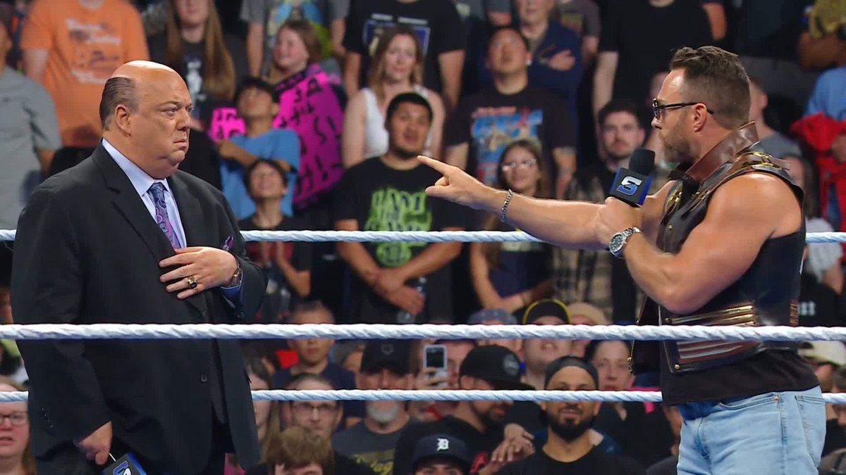 YEAH!! LA Knight never backs down from a fight! 😤 #SmackDown