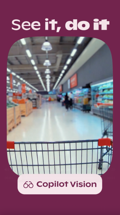 Copilot Vision sees what you see and is here to expand your world while making it sweeter. 🤭 See what the power of Vision can help you with. Try it now. 🌸