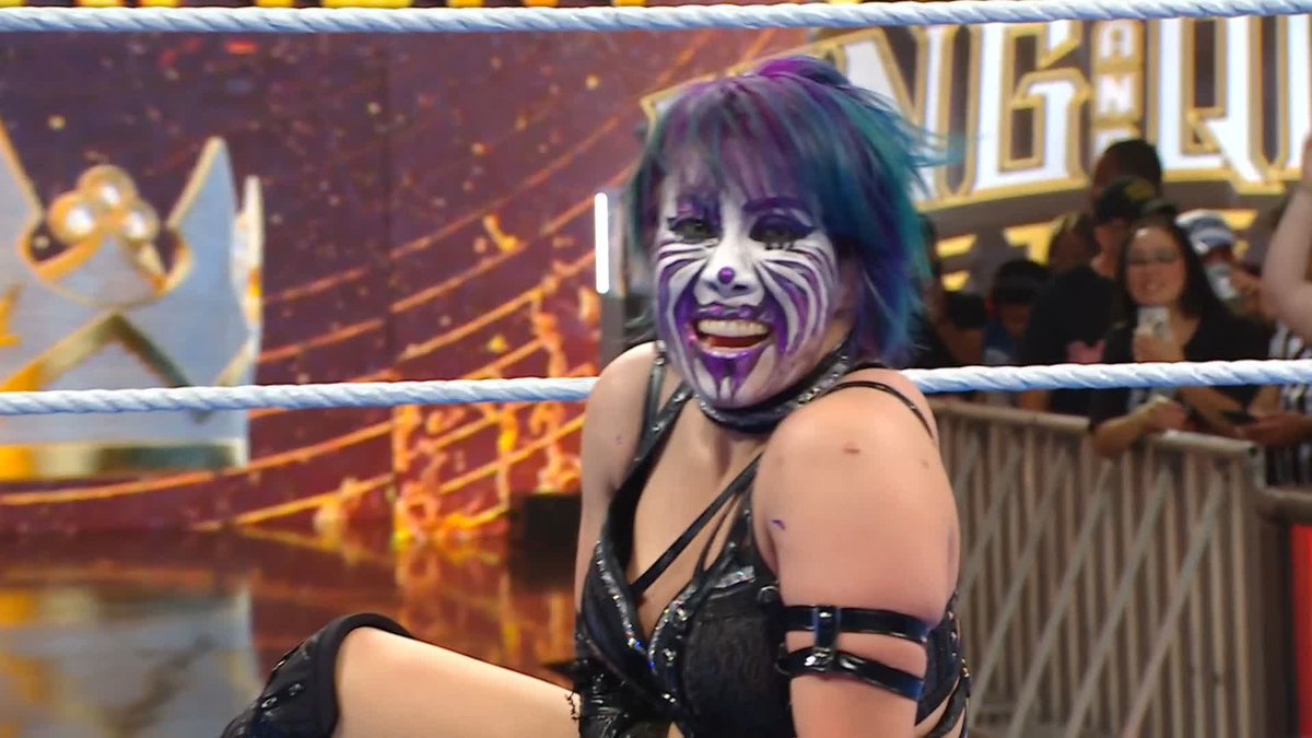 .The legendary Empress ASUKA / 伝説のASUKA皇后 punched her ticket to the Queen of the Ring Finals! 🔥 #SmackDown