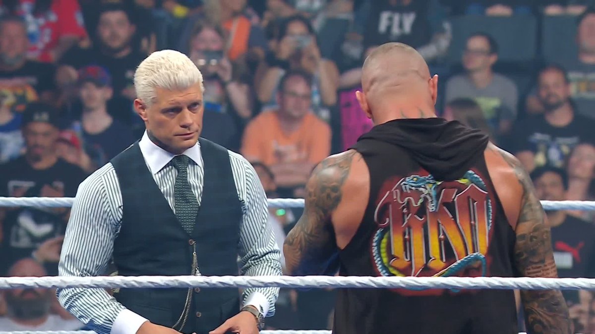 3 LETTERS! ONE MOVE! RKO! 🗣️ Randy Orton has no worries heading into his match against Sami Zayn! #SmackDown