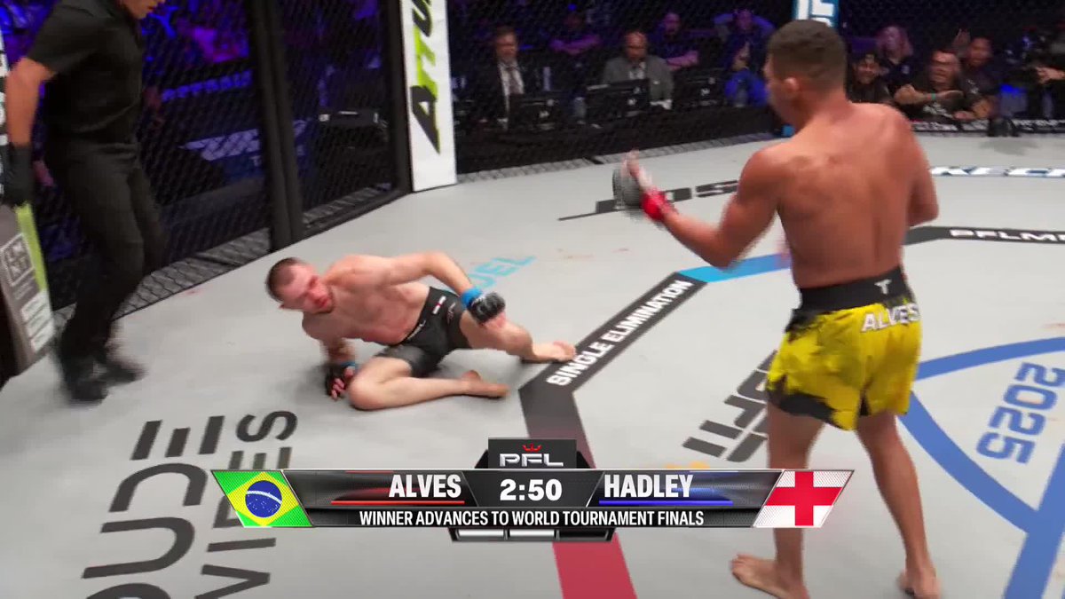 HADLEY GETS DROPPED #PFLWorldTournament LIVE NOW 🇺🇸 ESPN &amp; ESPN+ 🌎