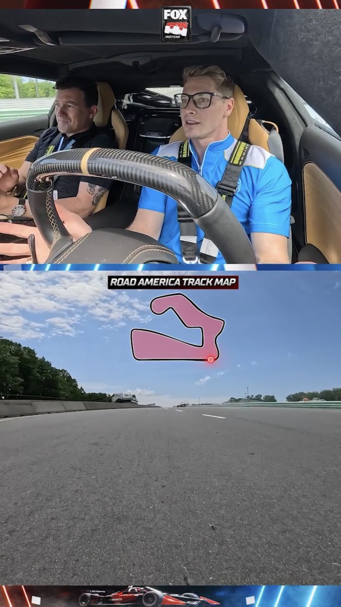 Take a lap around Road America with Josef Newgarden and Will Buxton! #INDYCAR