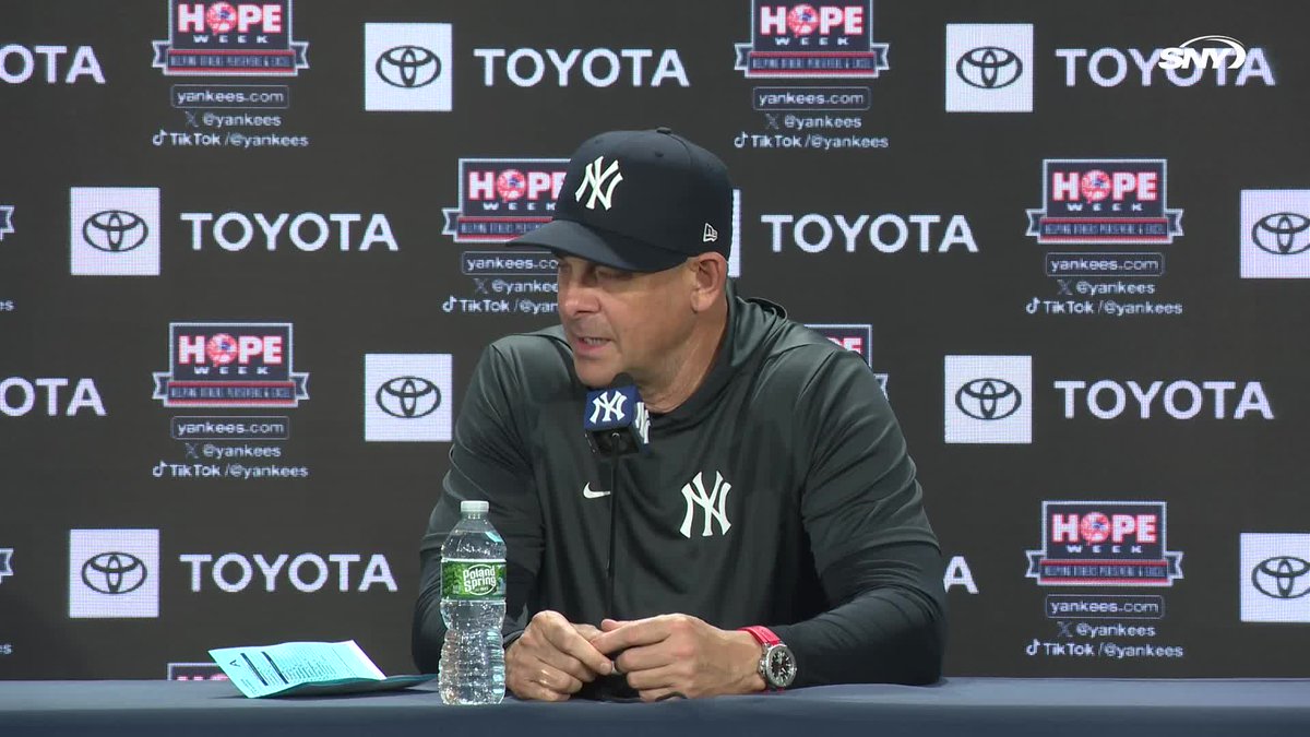 Aaron Boone says he will likely give Anthony Volpe a day off this weekend: