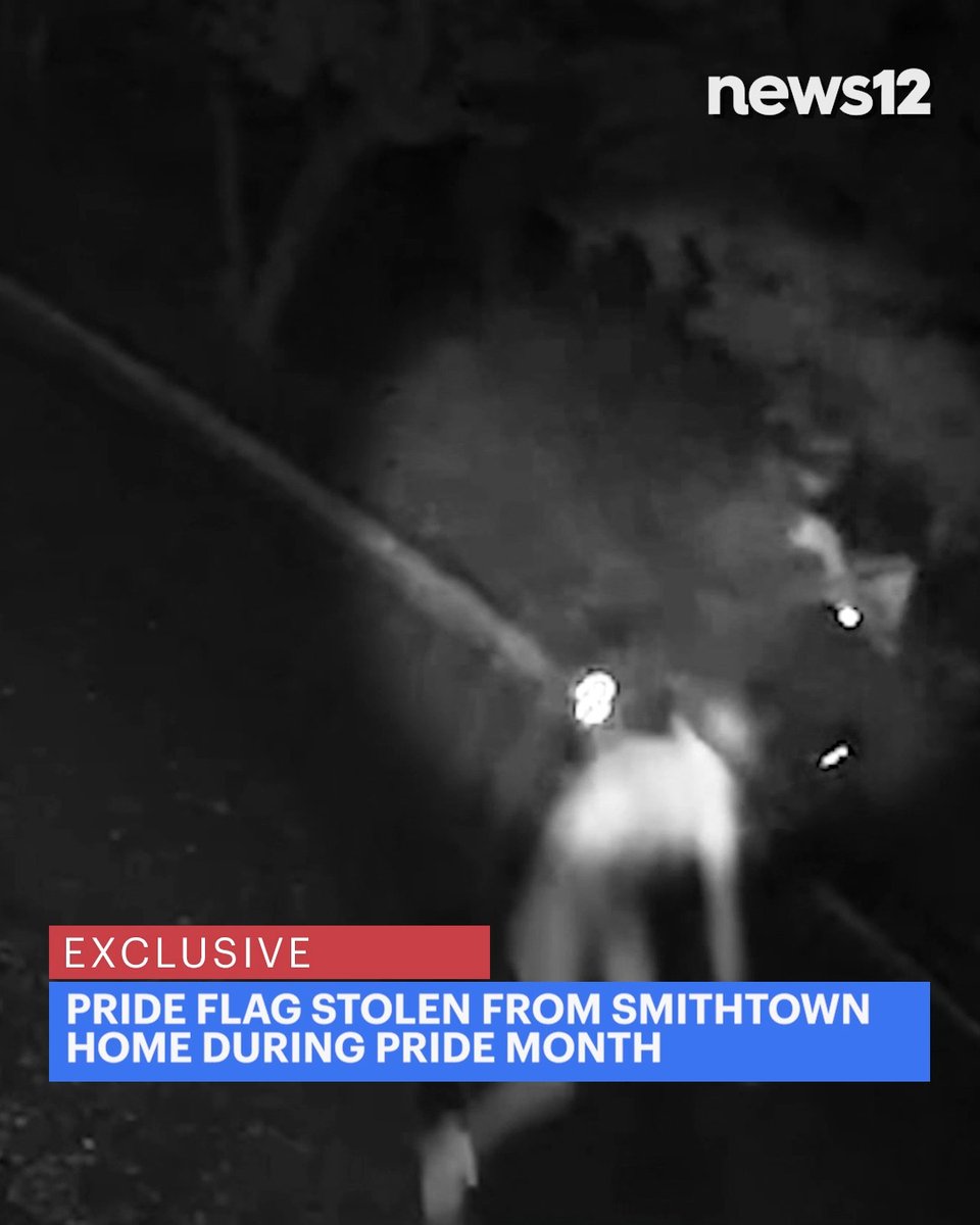 EXCLUSIVE: The theft is now under investigation by the Suffolk County Police Department’s Hate Crimes Unit. #News12 #LongIsland #Crime #PrideFlag #PrideMonth #Theft #LocalNews #News #Police