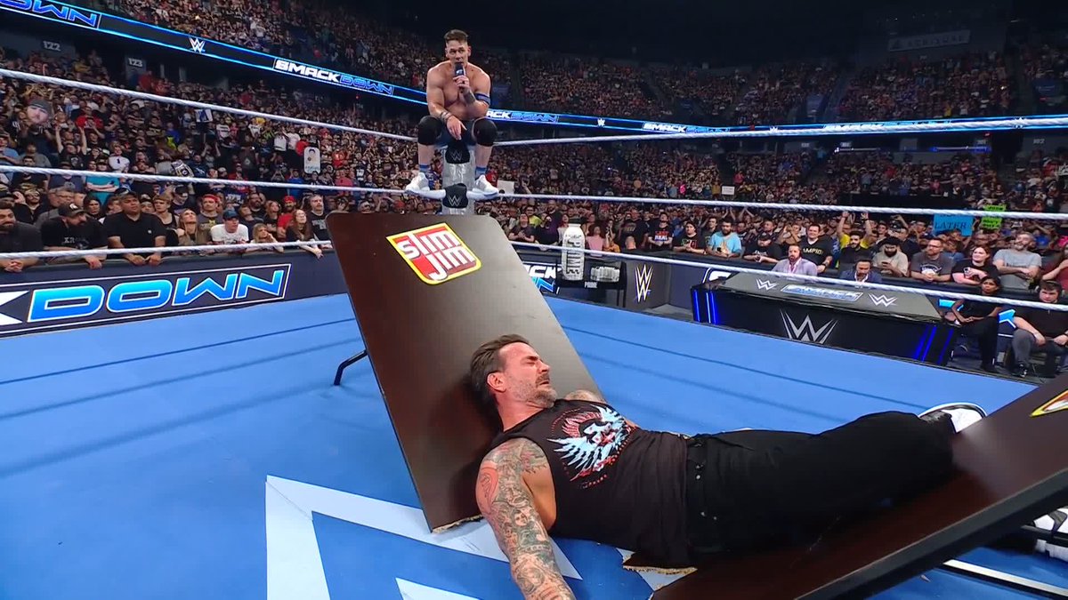 .John Cena has some things he wants to get off his chest... 😳 #SmackDown