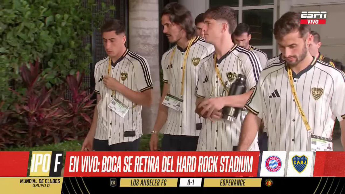 #AHORA - Boca deja el Hard Rock Stadium tras la derrota ante Bayern Munich. 📺 Mirá los partidos de #DisneyPlus de la #FIFACWC 🏆🌎 en el Plan Premium