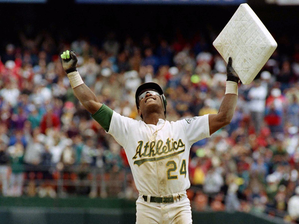 When Rickey Henderson set the stolen base record.