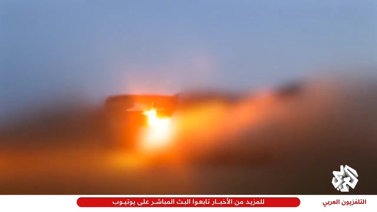 شاهد.. لحظة إطلاق الجيش الإيراني طائرات مسيرة باتجاه إسرائيل #إيران