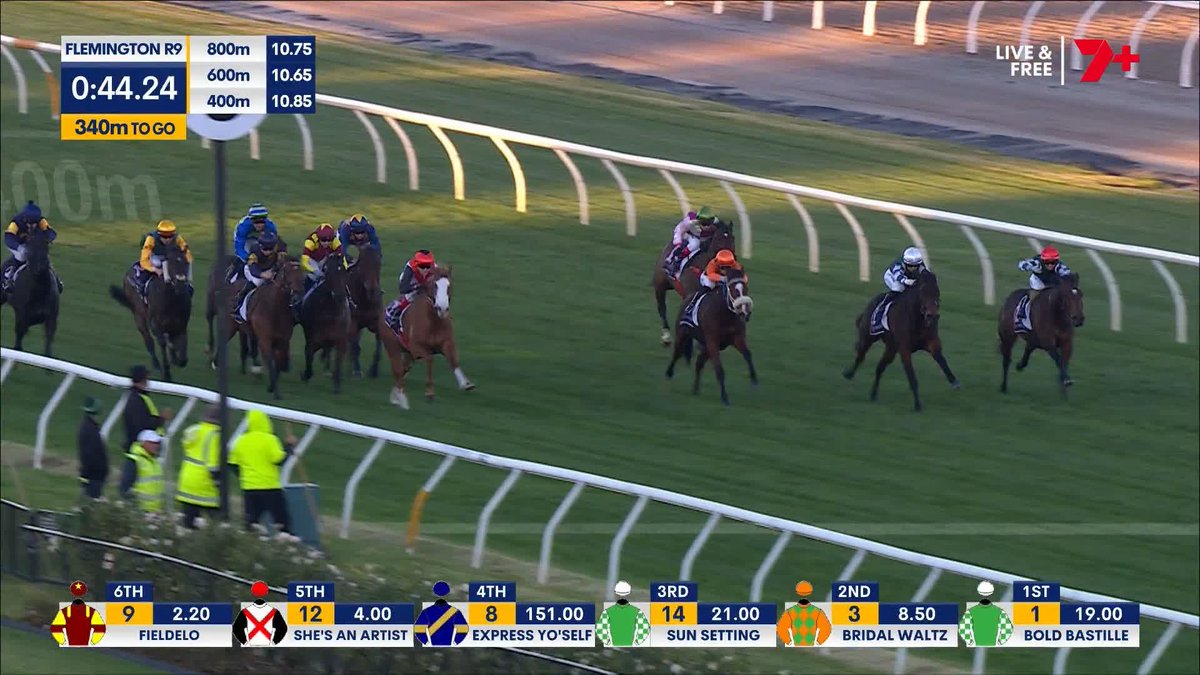 "She's An Artist, she's a good horse!" A glorious sight at Flemington as the baldy faced She's An Artist races away to win the last! Craig and Ciaron strike again 🐐 🐐 Craig Williams Ciaron Maher Racing