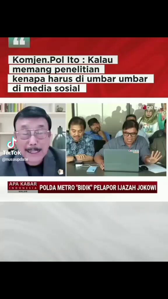 Ptoses d Bareskrim itu bukan memberikan kepastian hukum, tapi kepastian kasus pidana itu ada di pengadilan...lagian kalo memang penelitian kenapa harus diumbar di medsos ? Penjara ga nih ?