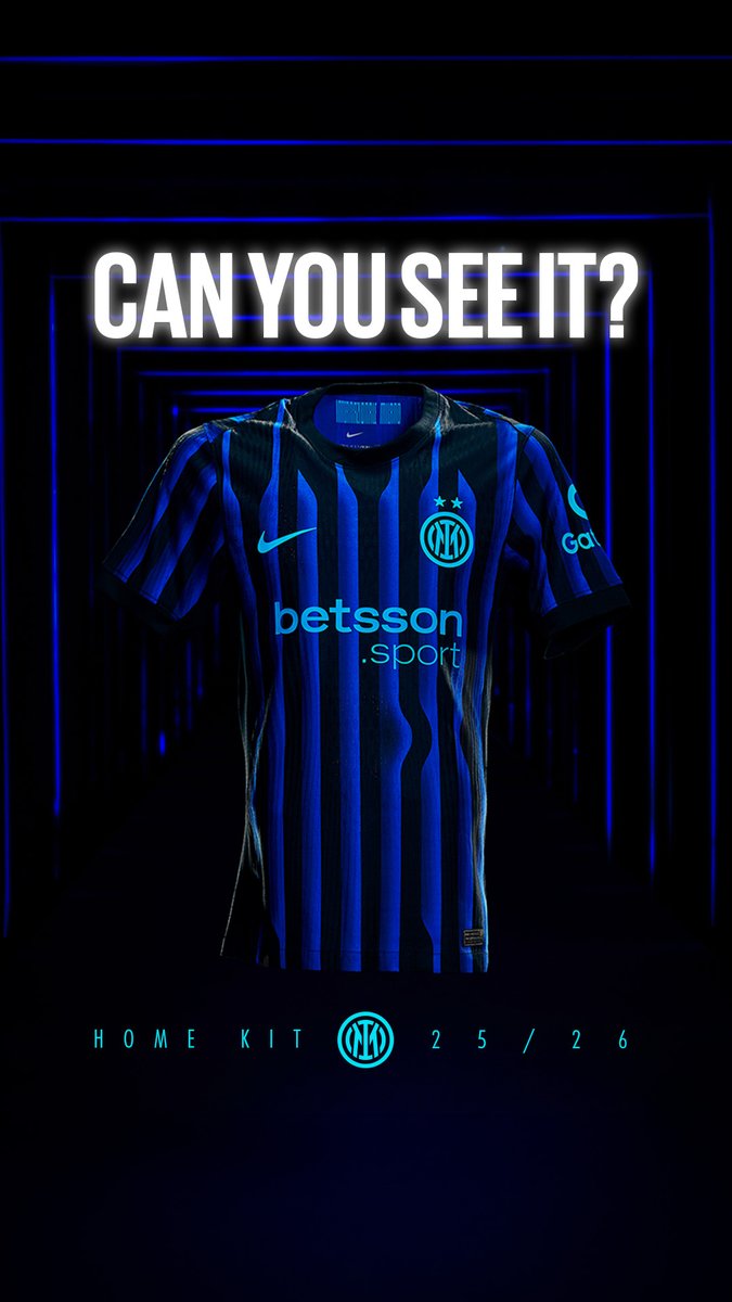 There’s a big difference between looking and seeing 🖤💙 New Home Kit, same passion. Ready to see it? 👉 #ForzaInter