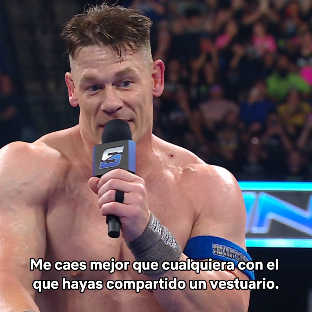 LA VENGANZA. SE SIRVE. EN PLATO FRÍO 🧢 💣💣💣 John Cena DEVUELVE su clásica Pipebomb a CM Punk 14 años después en uno de los MEJORES segmentos en la historia de #SmackDown Estos dos minutos VALEN ORO. Disfrútalos. 🍿