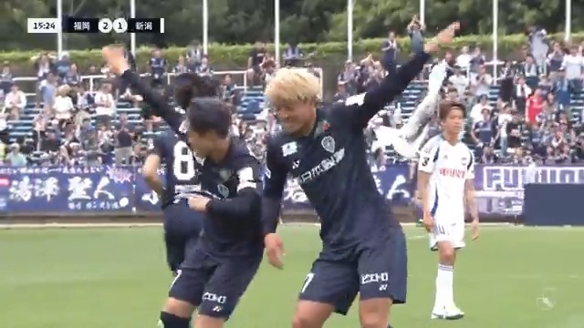 #碓井聖生 選手のゴール⚽ J1初&アビスパ初ゴール🎉 🏆明治安田J1リーグ 第21節🏆 #アビスパ福岡 3-2 #アルビレックス新潟 次節もホーム 6/28(土) 19:00KO 🆚ヴィッセル神戸 ぜひ #ベススタ へ 🎫➡ #DAZN で配信📺 →