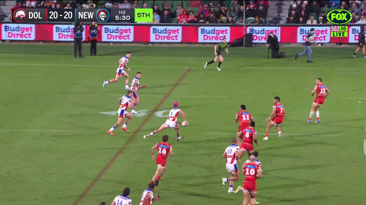 A spectacular Knights try gets called back for a FORWARD pass! Thoughts on the call? Watch #NRLDolphinsKnights on ch.502 or stream on Kayo: ✍️ BLOG 🔢 MATCH CENTRE