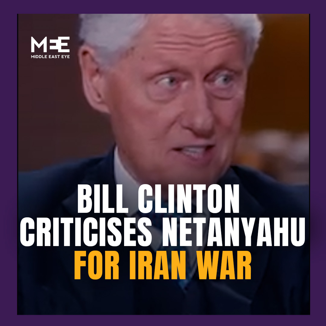 "Mr Netanyahu has long wanted to fight Iran because that way he can stay in office forever." Former US President Bill Clinton strongly criticised Israeli PM Benjamin Netanyahu in an interview with The Daily Show, accusing him of clinging to power by launching a war with Iran.