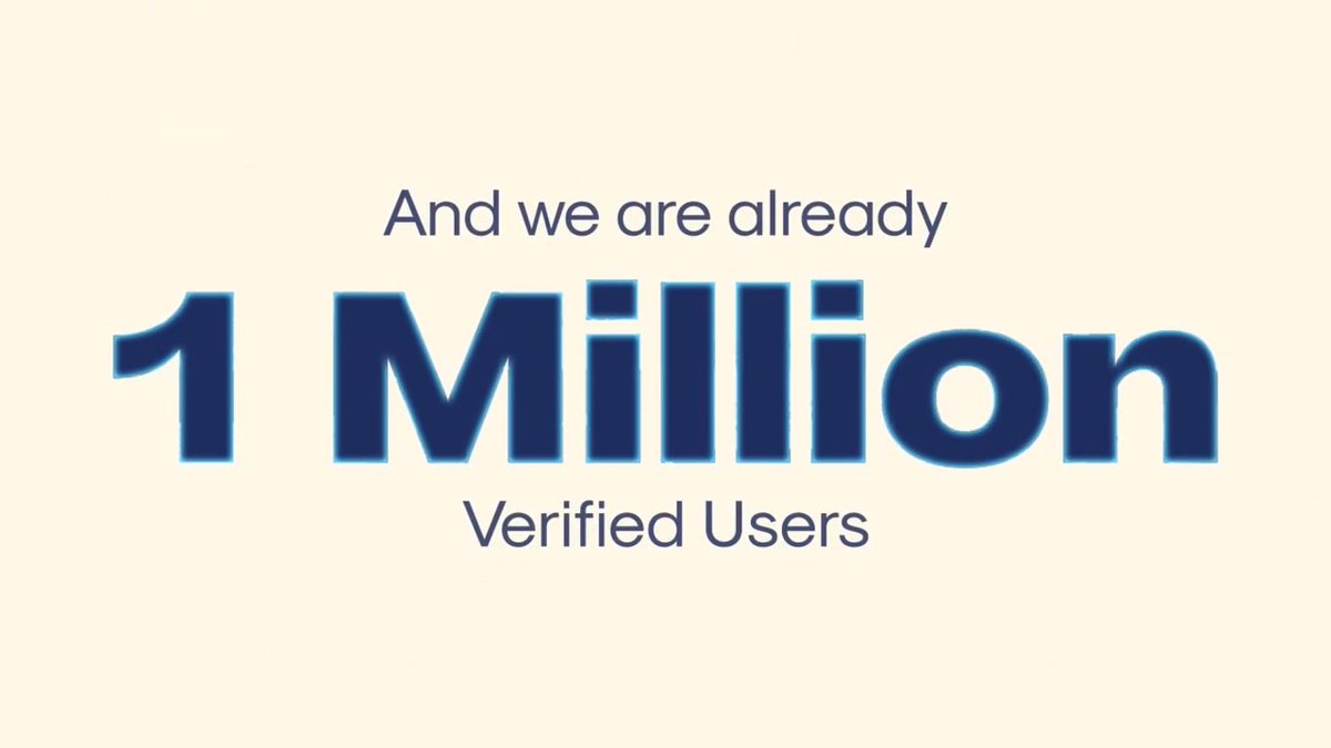 We’ve officially hit 1 Million 💥 Big thanks for being here since day zero 🫶 Now, let’s go for Billions!