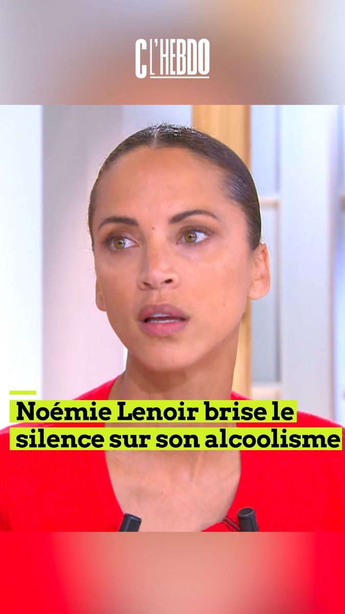 « J’ai commencé le mannequinat à 15 ans. Je n’ai pas eu d’adolescence, je l’ai cherchée dans l’alcool. J’ai sombré dedans. » Noémie Lenoir brise le silence sur son alcoolisme ce soir dans #CLHebdo avec Aurélie Casse.
