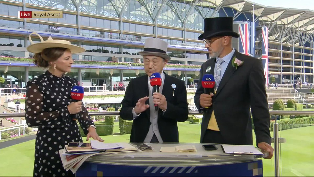 🗣️ "Arguably the most prestigious race meeting in the world is here!" Naohiro Goda says connections of Satono Reve (#サトノレーヴ) will be feeling like they're playing in the World Cup final this afternoon... netkeiba | #競馬 | #ロイヤルアスコット開催