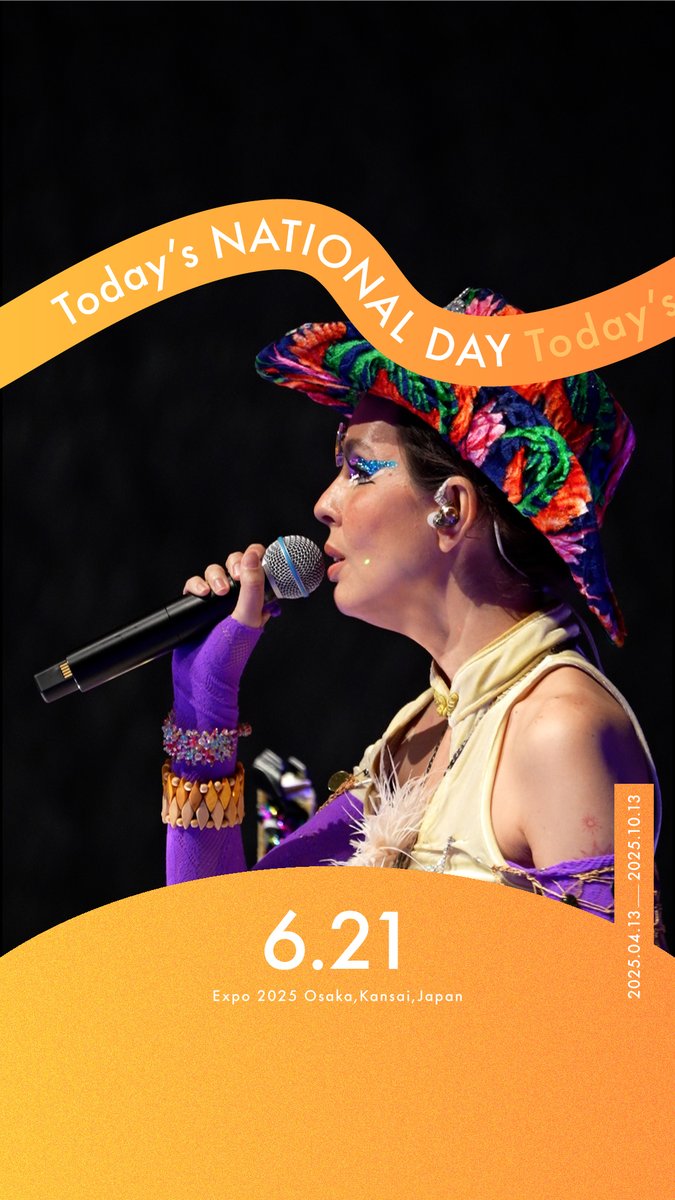 â€Todayâs NATIONAL DAY -06.21-â¢ ä»æ¥ã® #倧éªã»é¢è¥¿äžå ãã玹ä»ðžâš ðãã·ã§ãã«ããŒ ïœ #ãã©ãžã« ïœ æ¥åžžã§ã¯å³ãããªãç¹å¥ãªäœéšãšãªããŸããð #EXPO2025 #ãããäžå #HelloEXPO2025 #ãã·ã§ãã«ã㌠#NATIONALDAY
