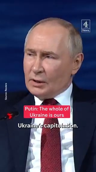 Russian President Vladimir Putin has said he believes that Russians and Ukrainians are 'one people'. Ukraine's foreign minister denounced the statements as evidence of Russian 'disdain' for US peace efforts.