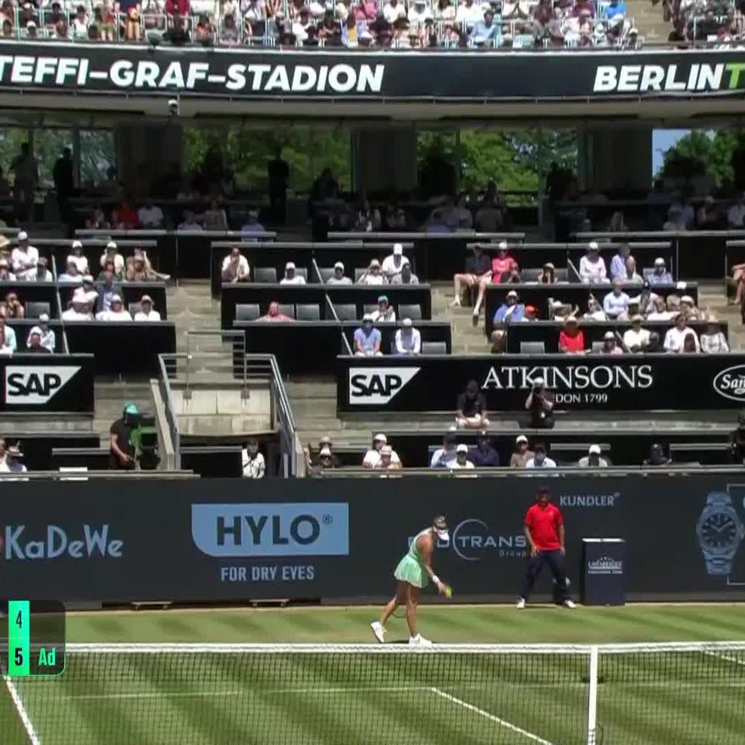 Aryna Sabalenka in semifinals in 2025: ✅ Brisbane (Andreeva) ✅ Australian Open (Badosa) ✅ Indian Wells (Keys) ✅ Miami (Paolini) ✅ Stuttgart (Paolini) ✅ Madrid (Svitolina) ✅ Roland-Garros (Swiatek) ❌ Berlin (Vondrousova) Undefeated no more!