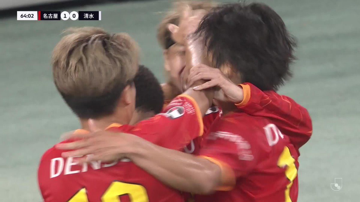 #マテウスカストロ のラストパスから #山岸祐也 が冷静に決めた！✨️ 🎦 ゴール動画 🏆 明治安田Ｊ１リーグ 第21節 🆚 名古屋vs清水 🔢 1-0 ⌚️ 64分 ⚽️ 山岸 祐也（名古屋) #Ｊリーグ