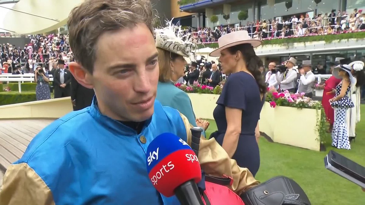 "I texted Oisin, 'What's Humidity like?' and he just sent the rocket emoji back!" 🚀 James Doyle was delighted to see Humidity live up to the hype at #RoyalAscot...