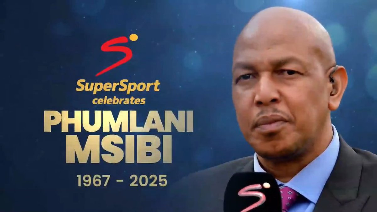 SuperSport honours the life and career of Phumlani Msibi - a trailblazer, mentor, and beloved voice in broadcasting.