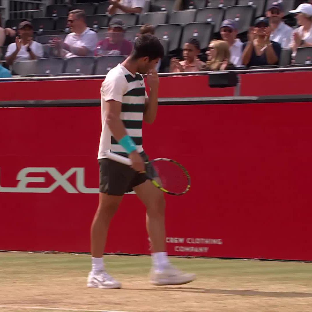 🔥🇪🇸 Alcaraz in the FIRST POINT of the match: *nukes a forehand down-the-line*