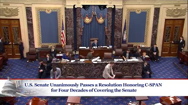 ICYMI - U.S. Senate Unanimously Passes Resolution Calling on Streaming Services to Carry C-SPAN.