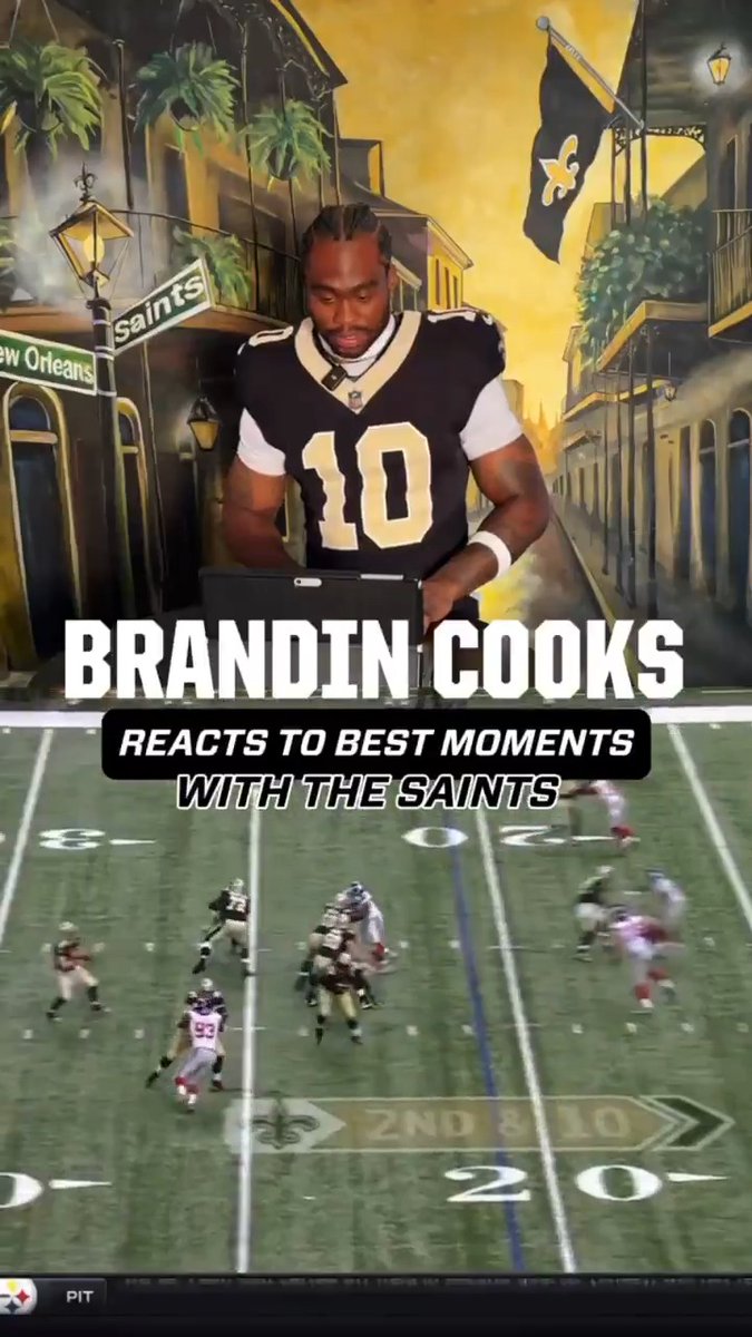 Whole lotta 🏹🏹🏹 BCooks reacts to some of his top moments in the black &amp; gold