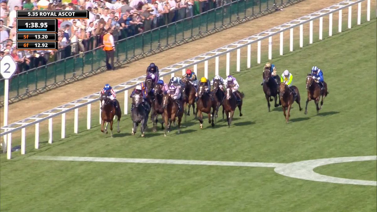 Quai De Bethune PINCHES IT on the line 😅 The post came too late for Seraph Gabriel in the #RoyalAscot Golden Gates Stakes 🏆