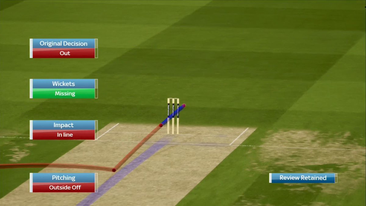 Siraj thinks he has Root here and the lbw is given but England review and ball-tracking shows it missing the wickets, decision reversed 🎥