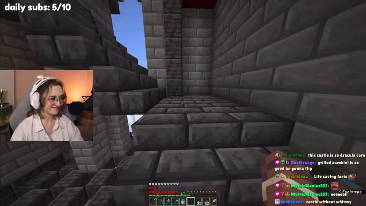 the clip of beky nearly FALLING TO HER DEATH because of the unfinished staircase in ros’s castle😭😭😭 #TheRealm