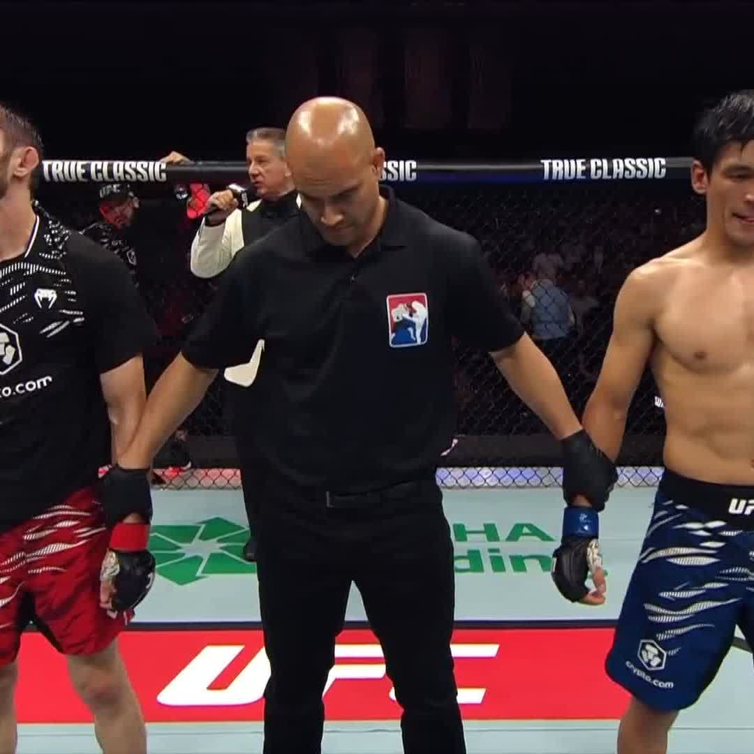 That was a SCRAP 💥 Tagir Ulanbekov wins by UD &amp; is now on a 4 fight winning streak! [ #UFCBaku LIVE NOW on ESPN ]