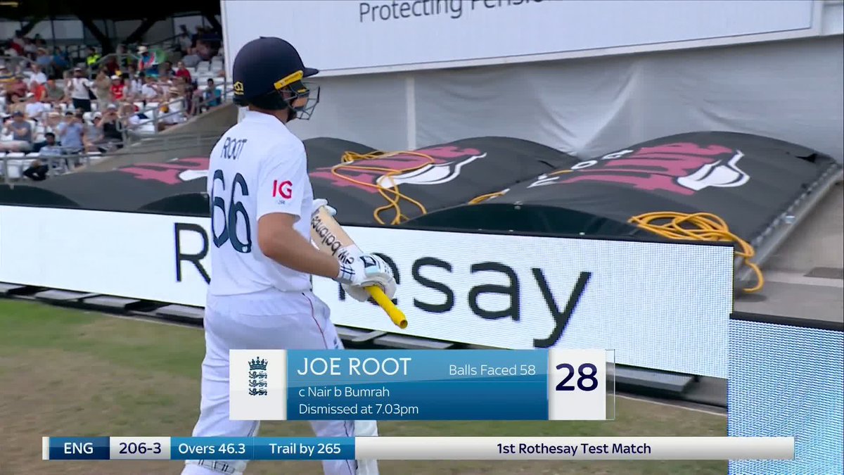 GOT HIM! Jasprit Bumrah gets the BIG wicket of Joe Root ⚡️